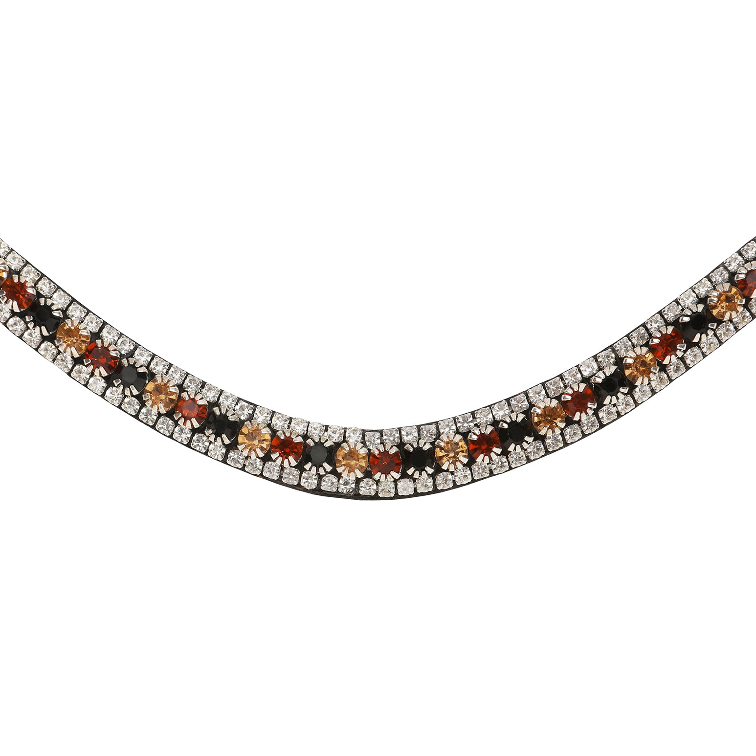 Amber Crystal Browband - Lumiere Equestrian
