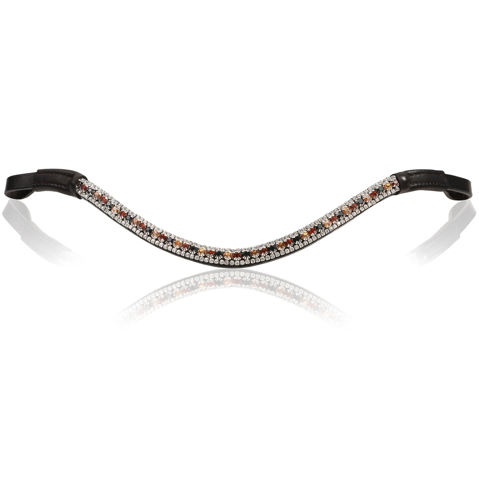 Amber Crystal Browband - Lumiere Equestrian