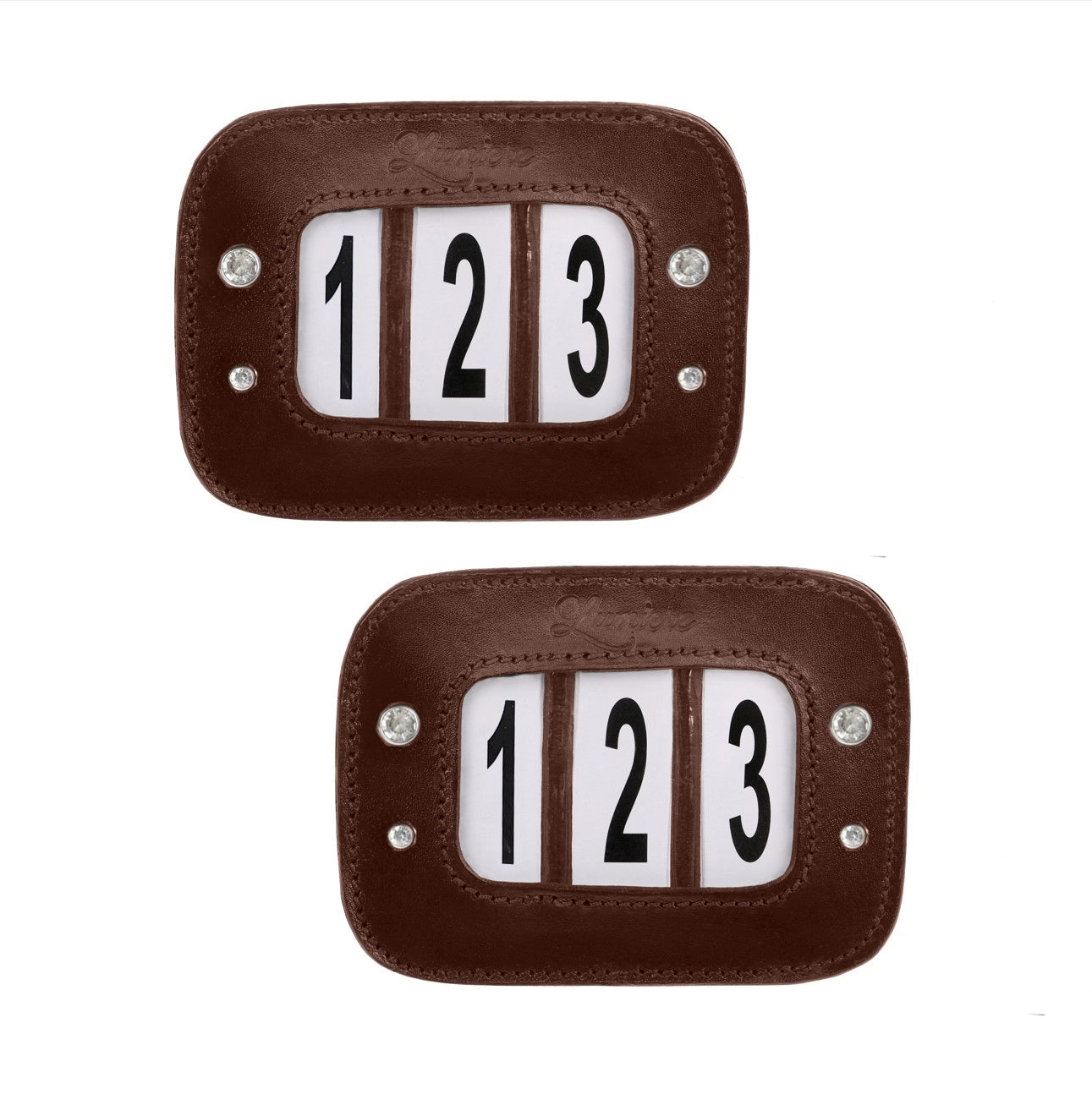 Bridle Numbers (3 Numbers) - Bling - Lumiere Equestrian