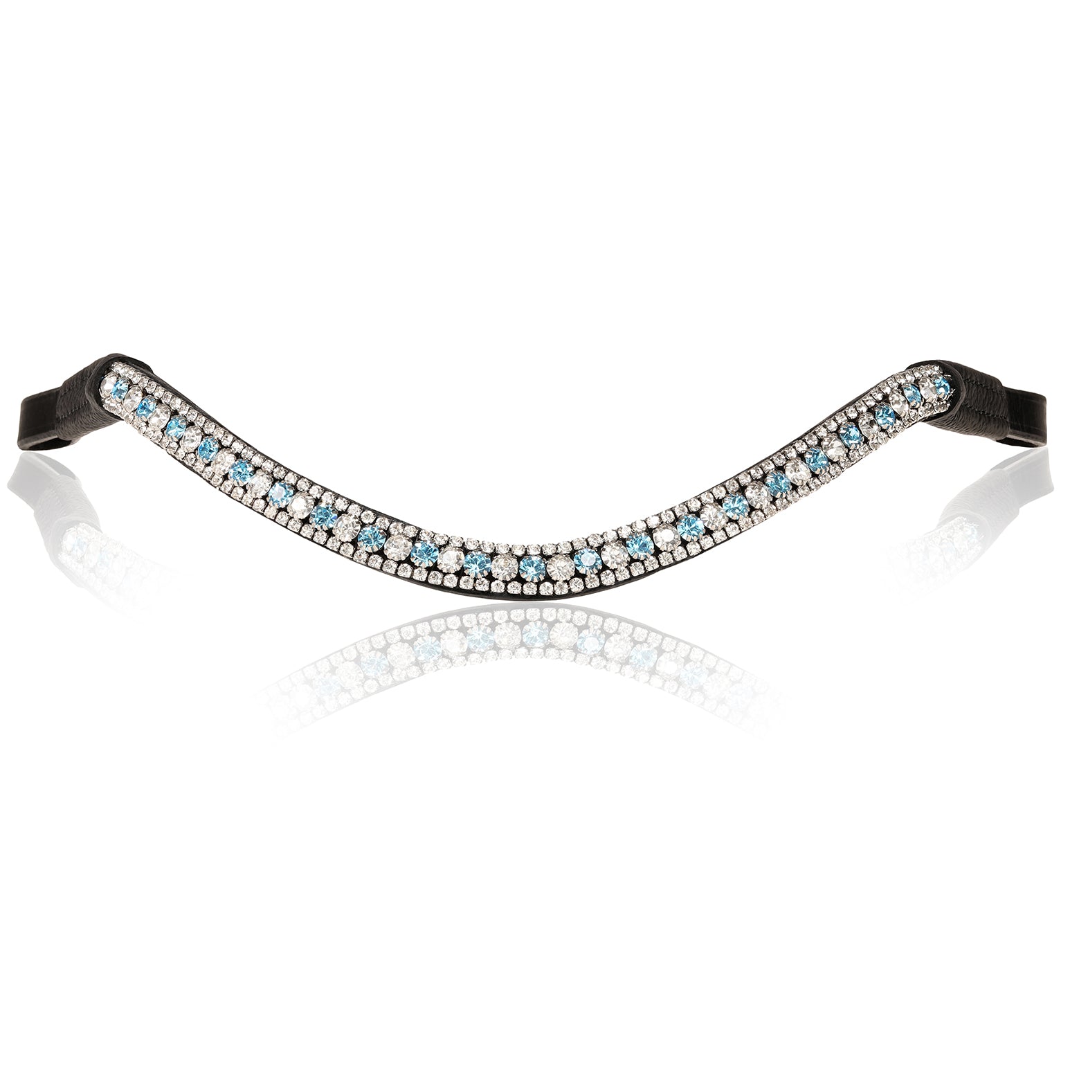 Baby Blue Crystal Browband - Lumiere Equestrian