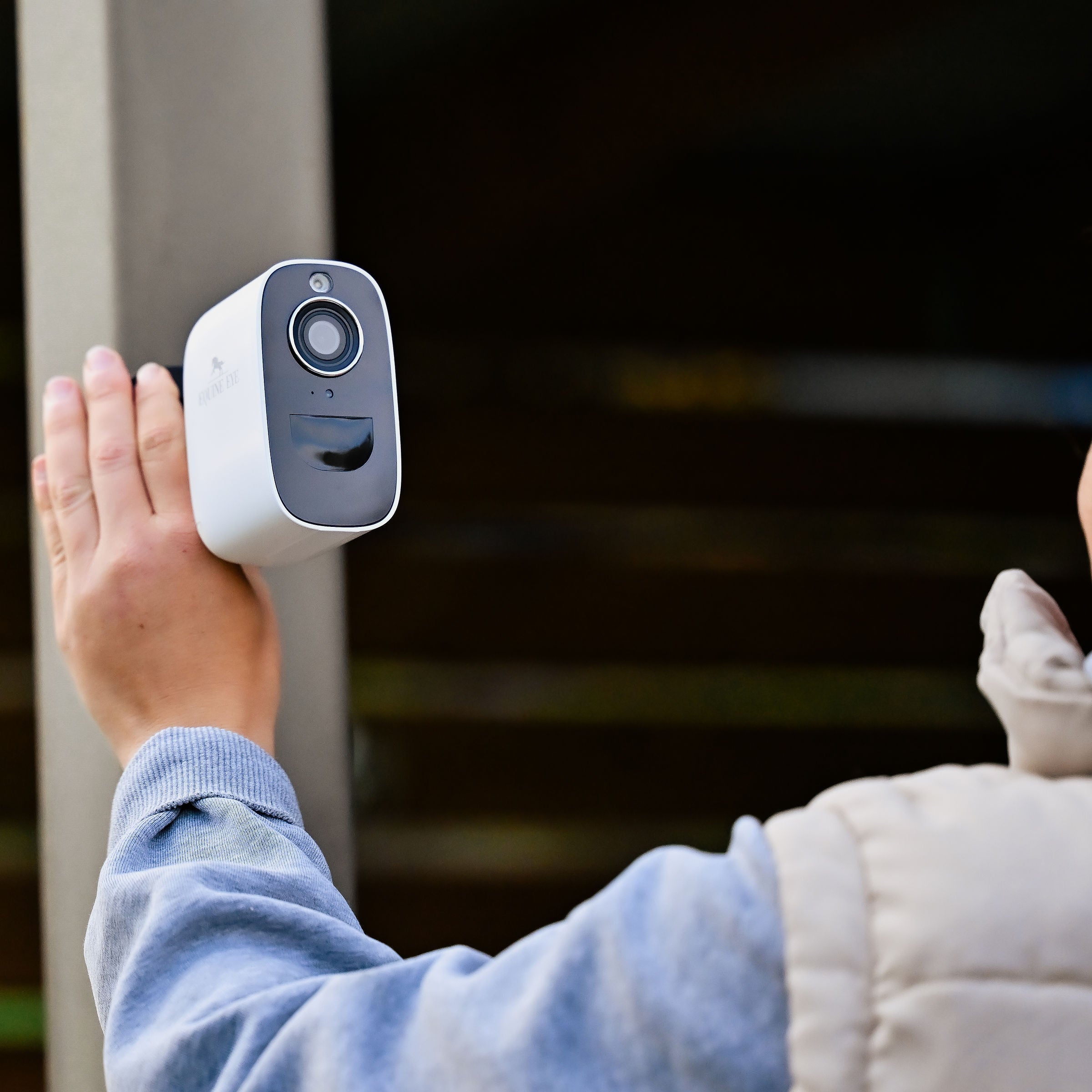 Security camera night vision & two-way audio