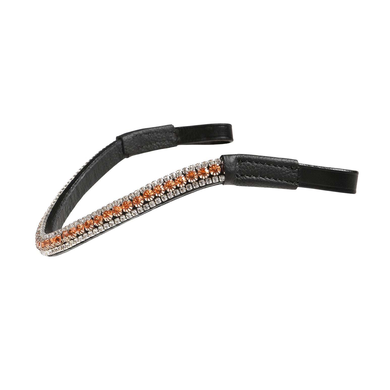 Champagne crystal browband - Lumiere Equestrian