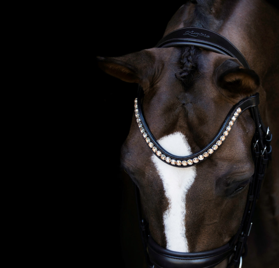 'Athens' leather bridle (snaffle) - pony