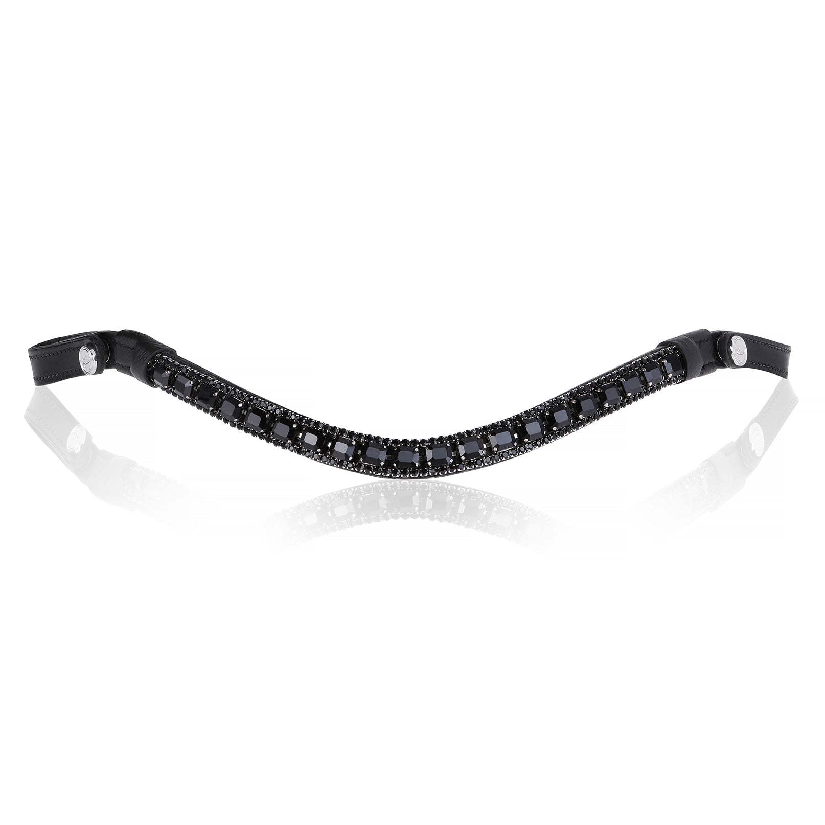 Onyx crystal browband
