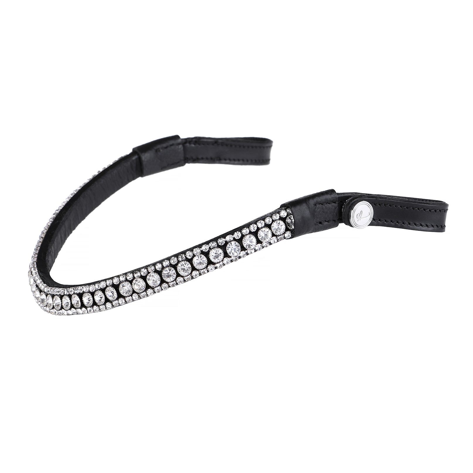 Solitaire crystal browband