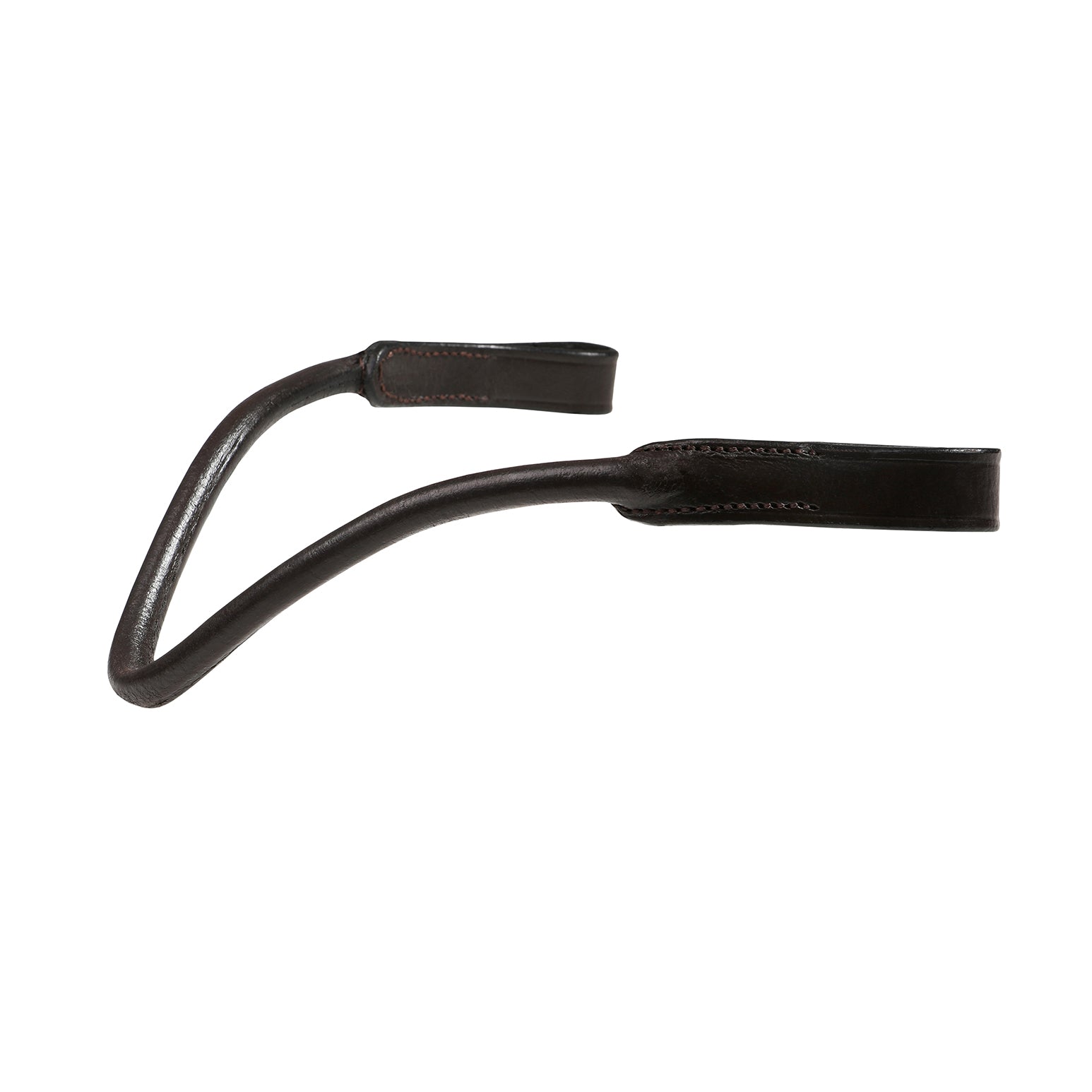Marie rolled leather browband - Lumiere Equestrian