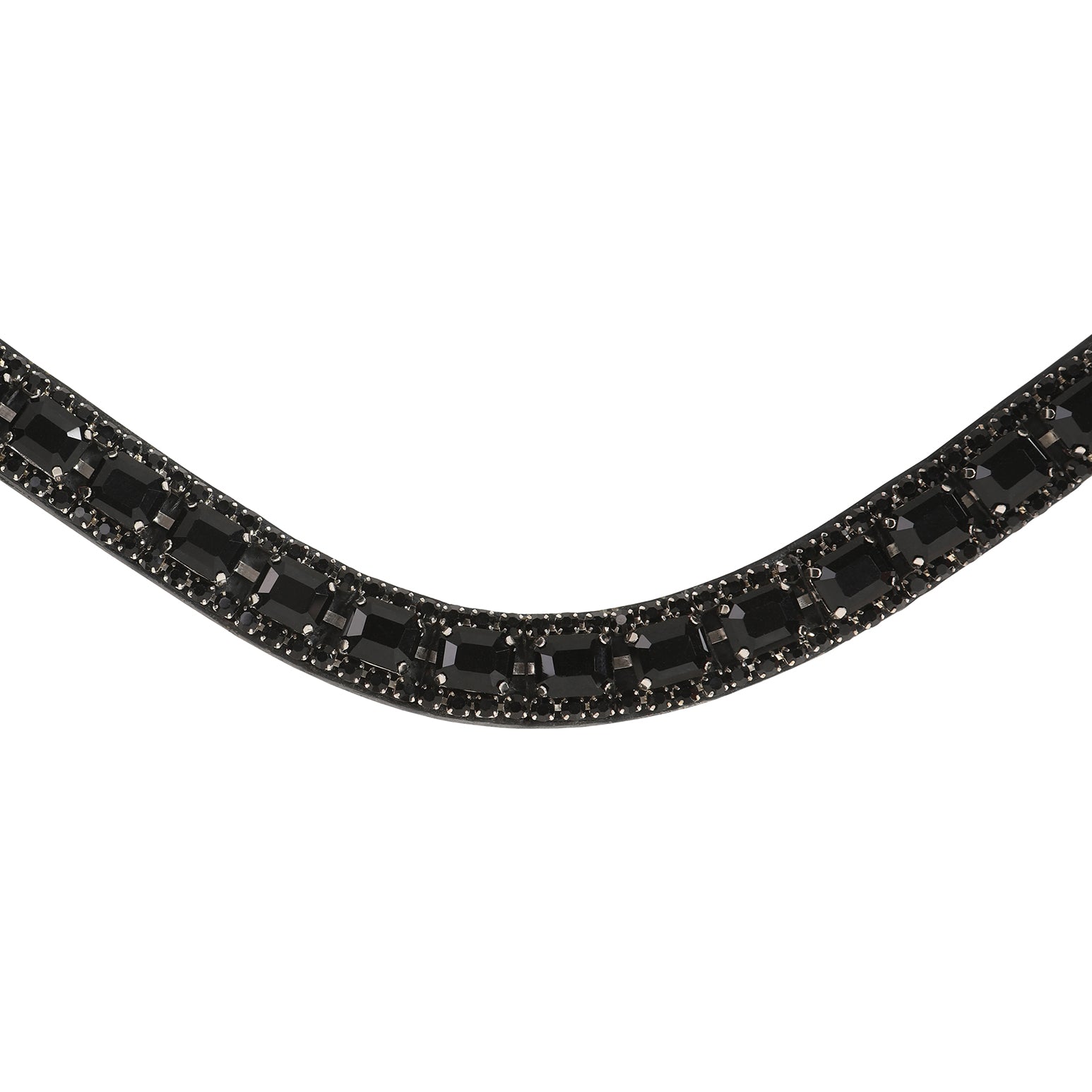 Onyx crystal browband - Lumiere Equestrian