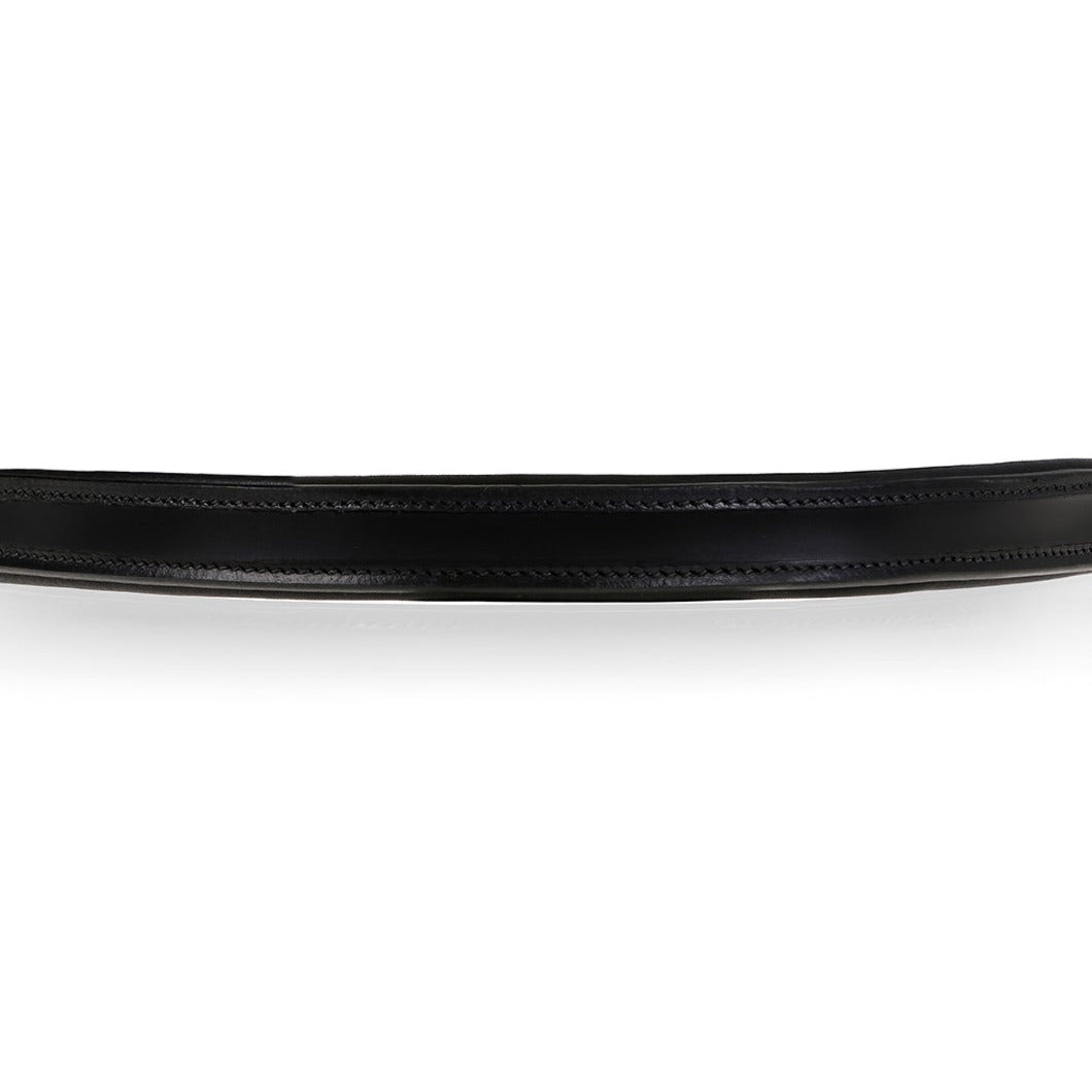 Straight leather browband - Lumiere Equestrian