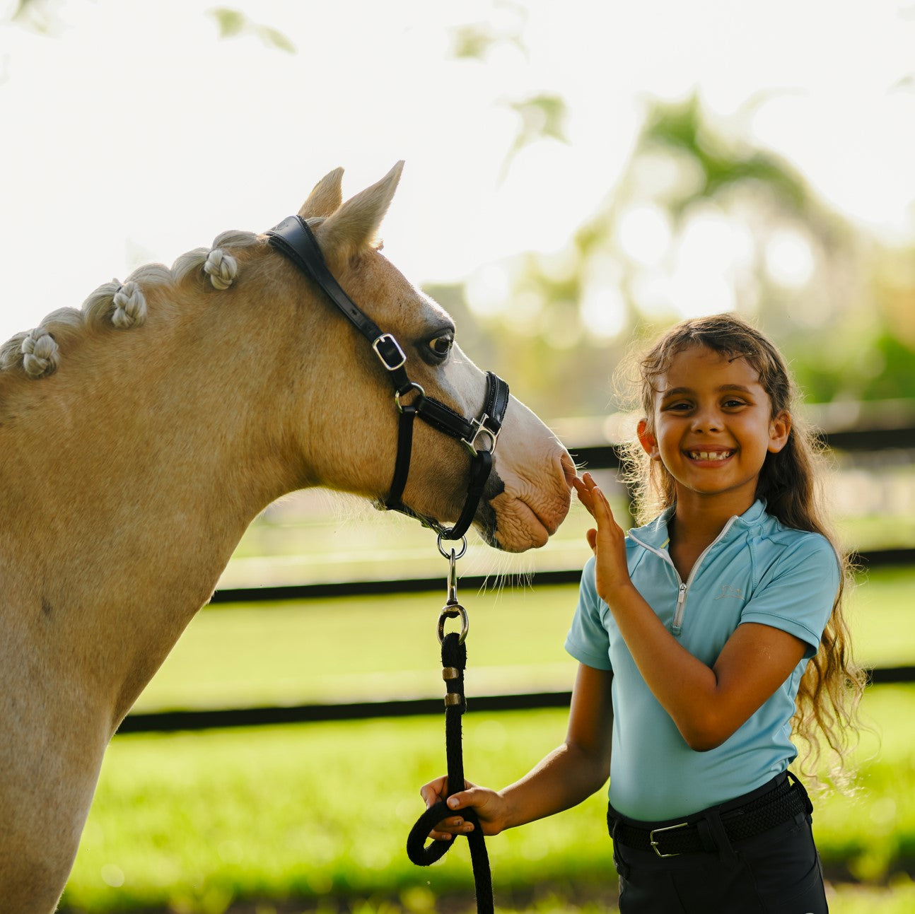 'Vegas' glitter leather halter (Lumi Pony) - Lumiere Equestrian