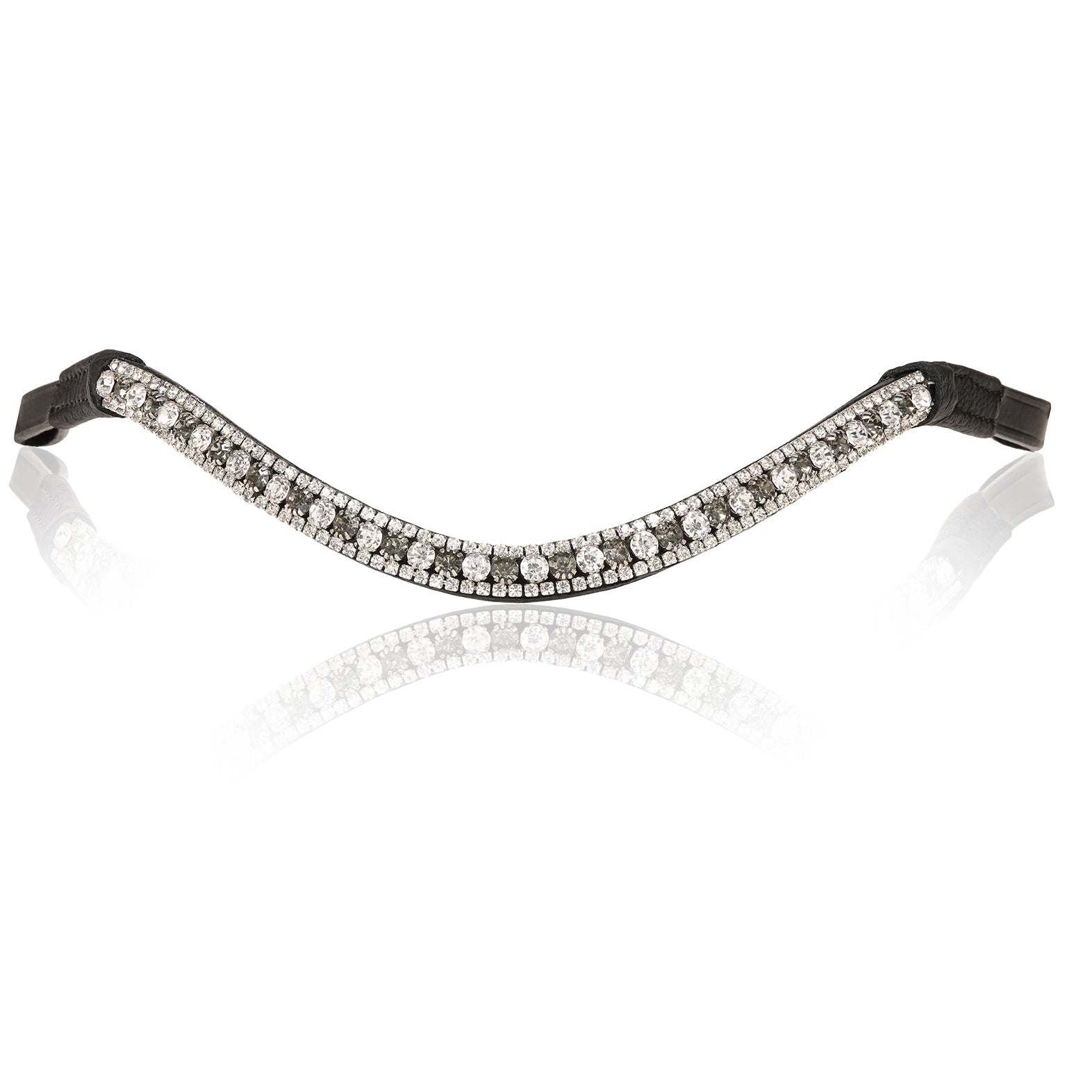 Silver Crystal Browband (Lumi Pony) - Lumiere Equestrian