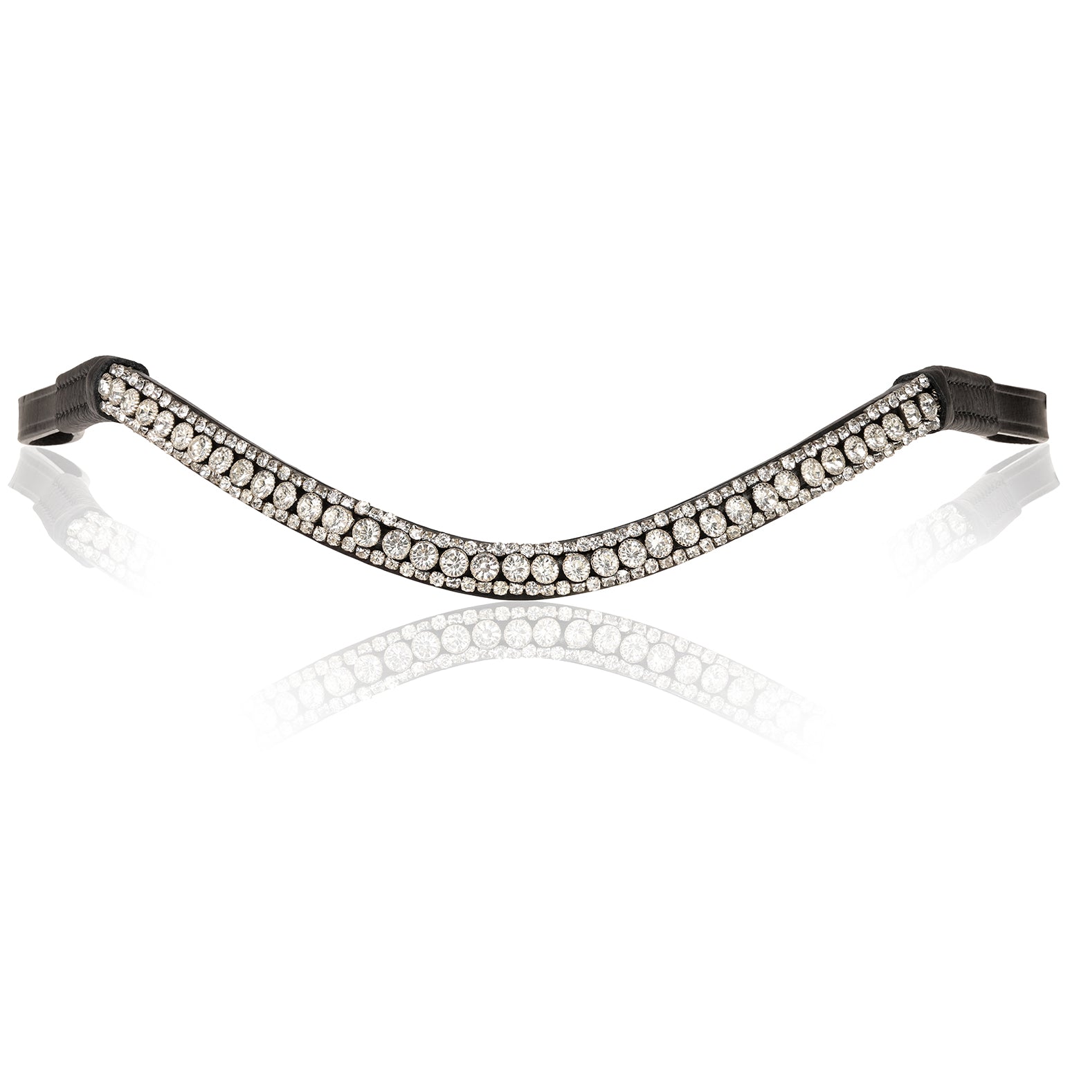 Solitaire crystal browband (Lumi Pony) - Lumiere Equestrian
