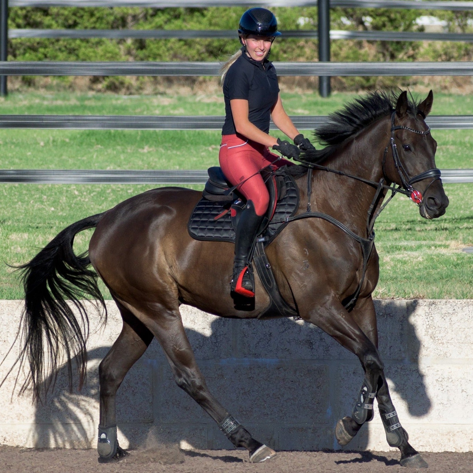 'Anka' Leather Breastplate - Various Colour Options - Lumiere Equestrian