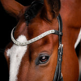 'Azure' (micklem style) leather bridle - Lumiere Equestrian