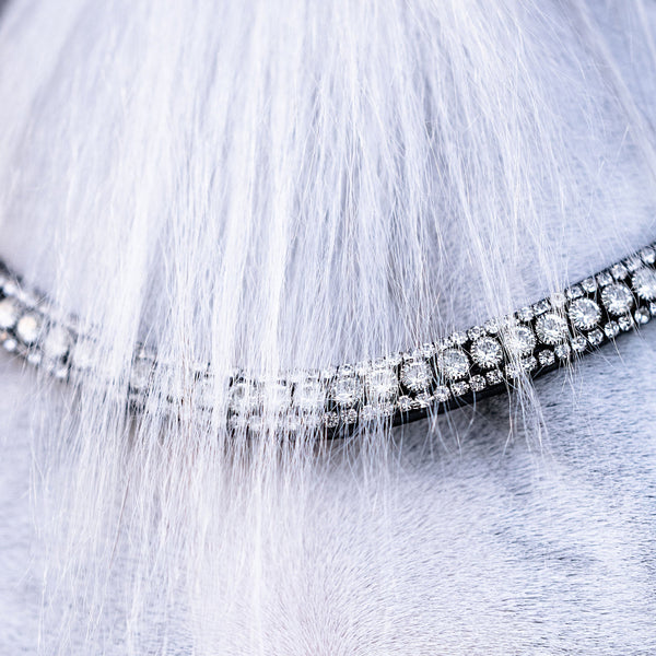 Solitaire crystal browband