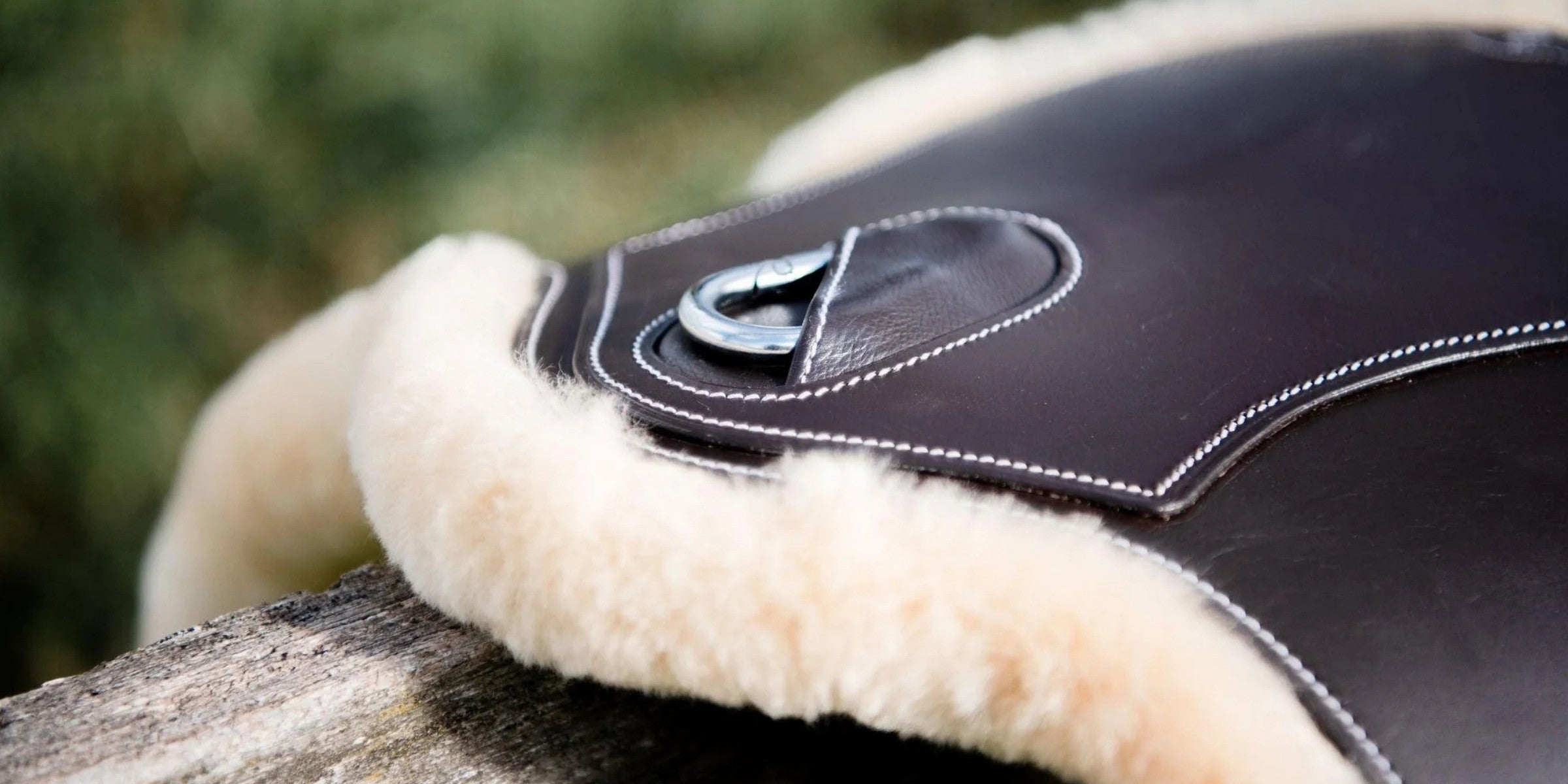 Caring for sheepskin saddlery