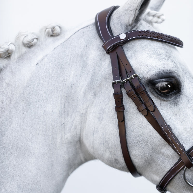 'Delaney' leather bridle (Lumi Pony) Clearance