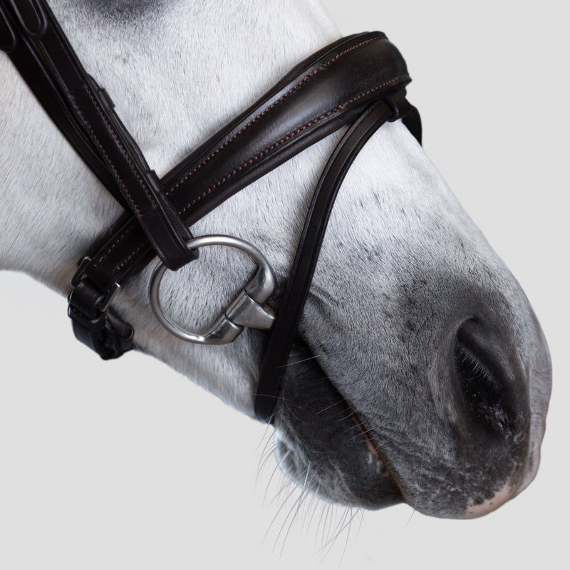 'Mikayla' Leather Bridle (Convertible) (Lumi Pony)
