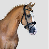 'Audrey' Rolled Leather Bridle (Hanoverian)