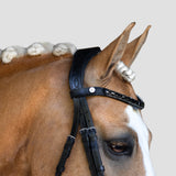 'Audrey' Rolled Leather Bridle (Hanoverian)