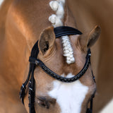 'Audrey' Rolled Leather Bridle (Hanoverian)