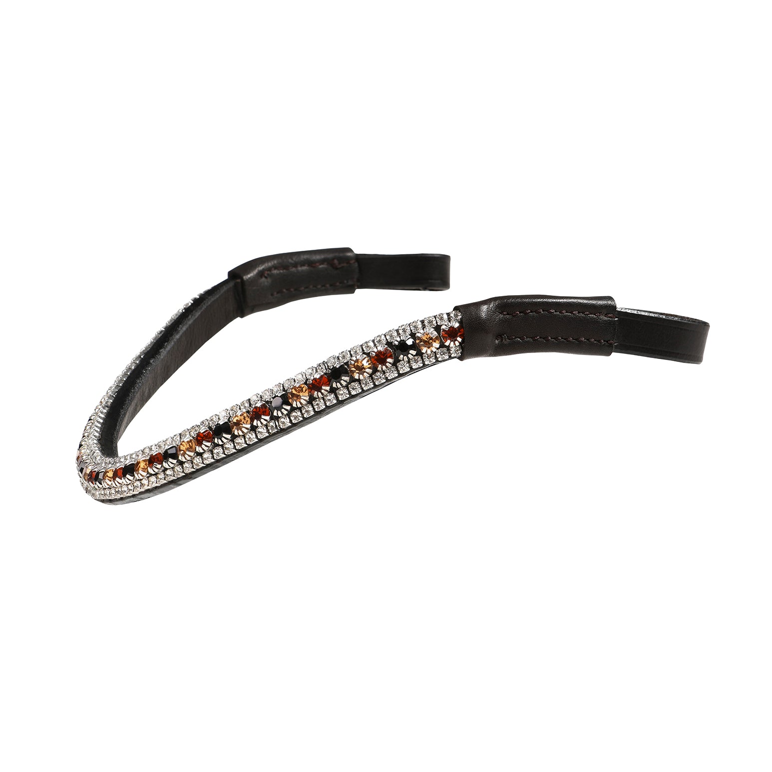 Amber Crystal Browband - Lumiere Equestrian