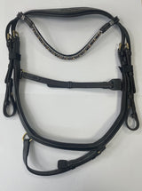 'Amber' Anatomic Leather Bridle (Euro Version) - Seconds