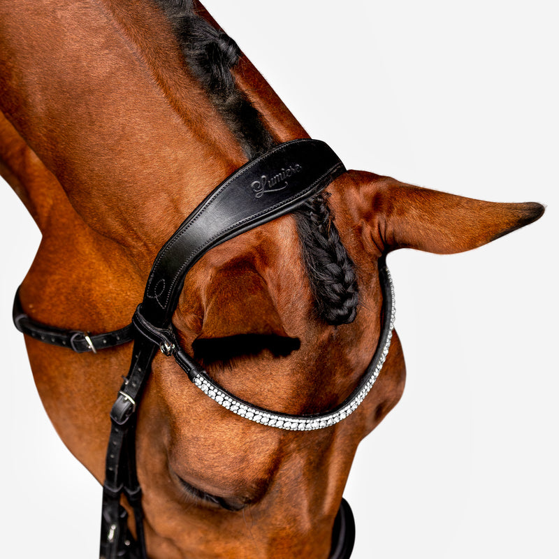 'Amie' Flat Leather Bridle (Hanoverian)