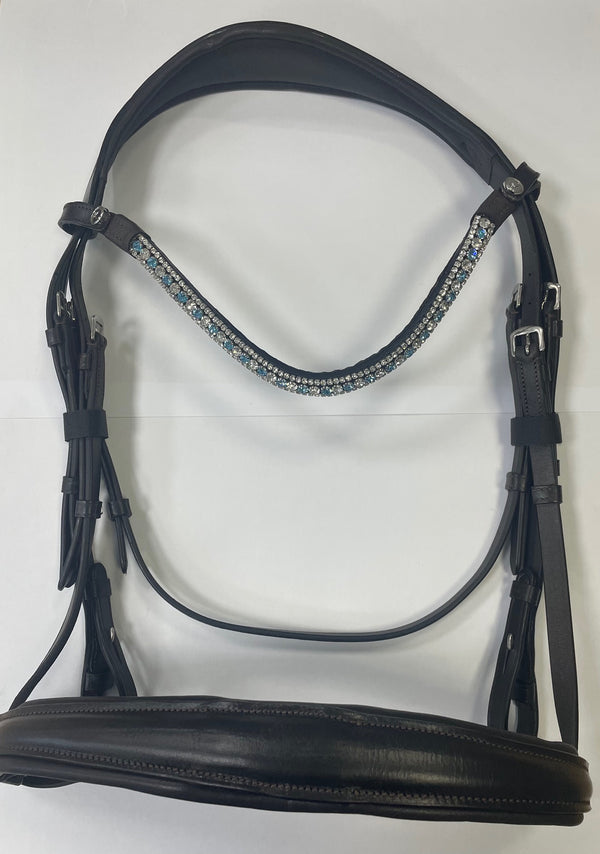 'Anastasia' leather bridle (Cavesson) - Seconds