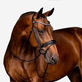 'Aurelie' Flat Leather Bridle (Hanoverian)