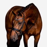 'Aurelie' Flat Leather Bridle (Hanoverian)