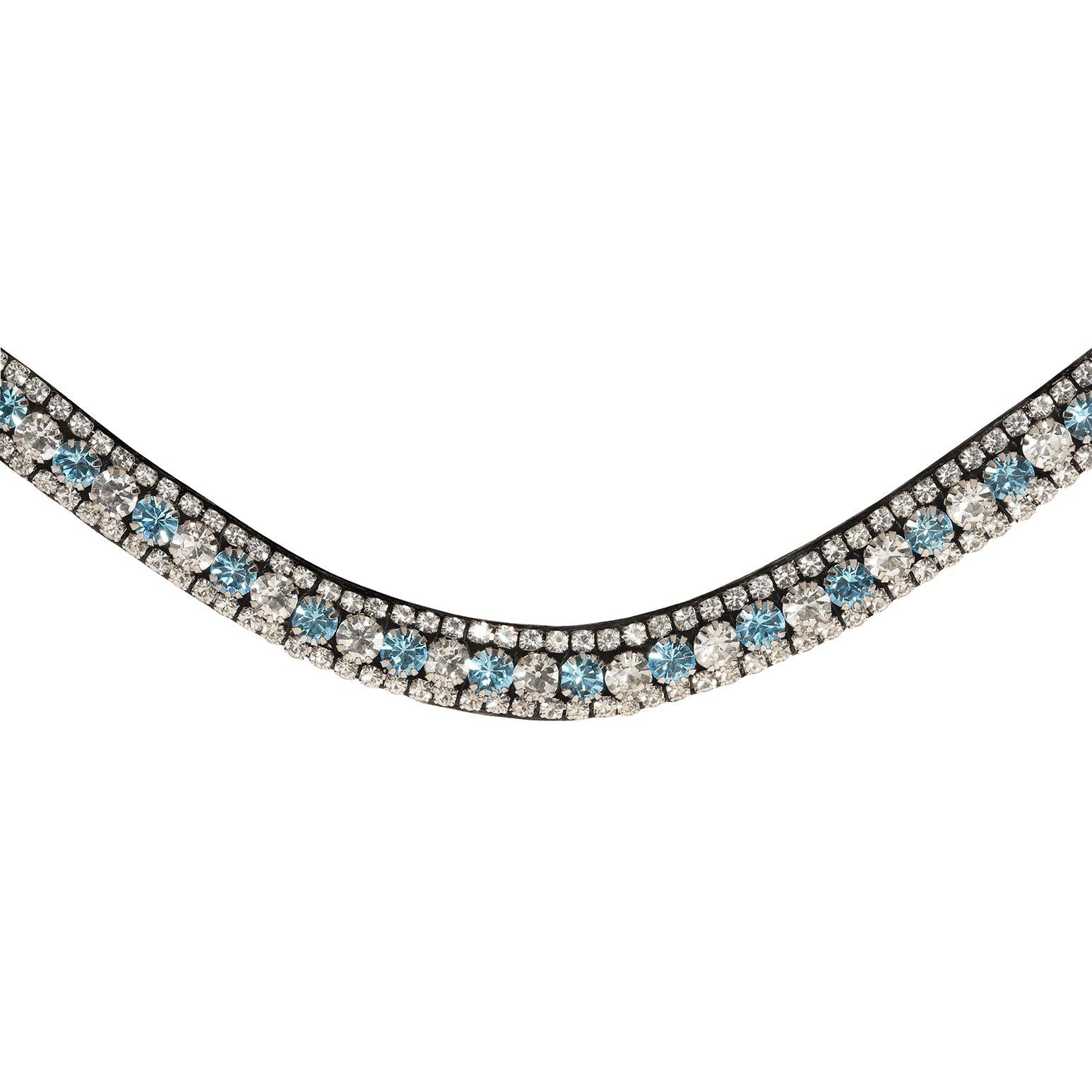 Baby Blue Crystal Browband - Lumiere Equestrian