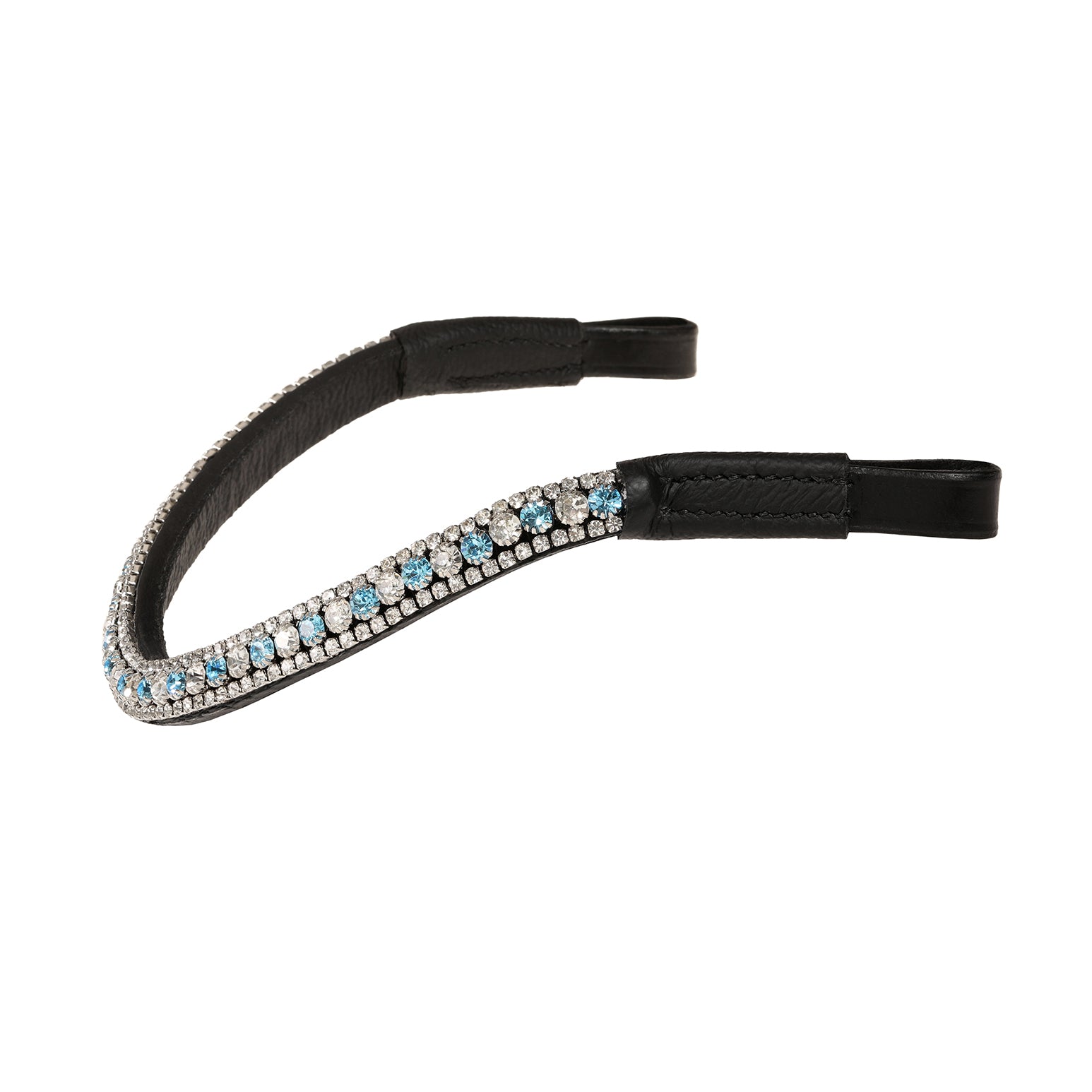 Baby Blue Crystal Browband - Lumiere Equestrian