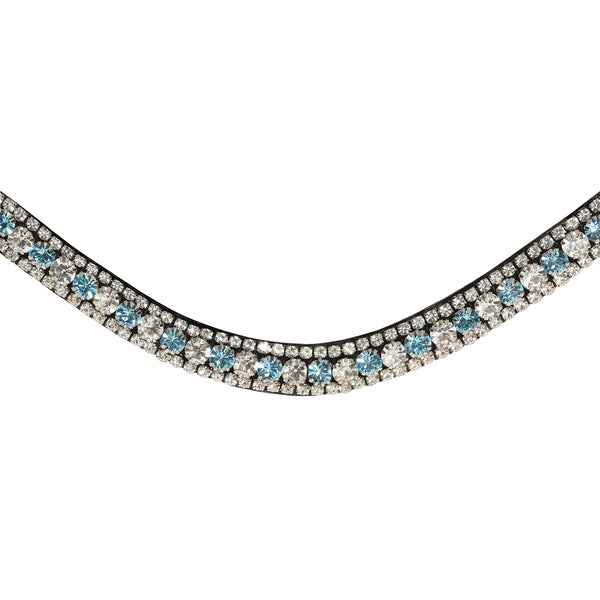 Baby Blue Crystal Browband - Lumiere Equestrian