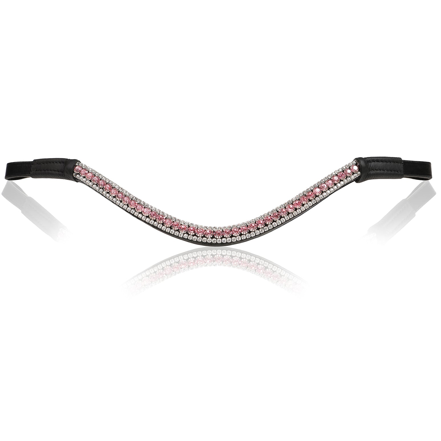 Baby pink crystal browband (Lumi Pony) Clearance - Lumiere Equestrian