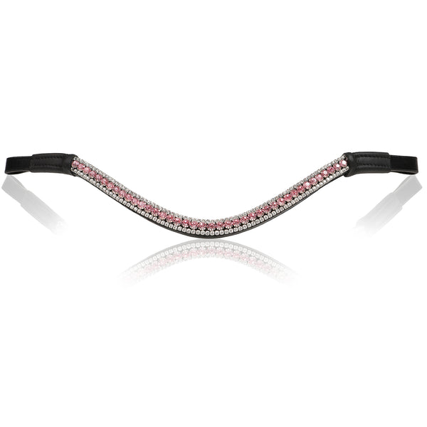 Baby pink crystal browband (Lumi Pony) Clearance - Lumiere Equestrian