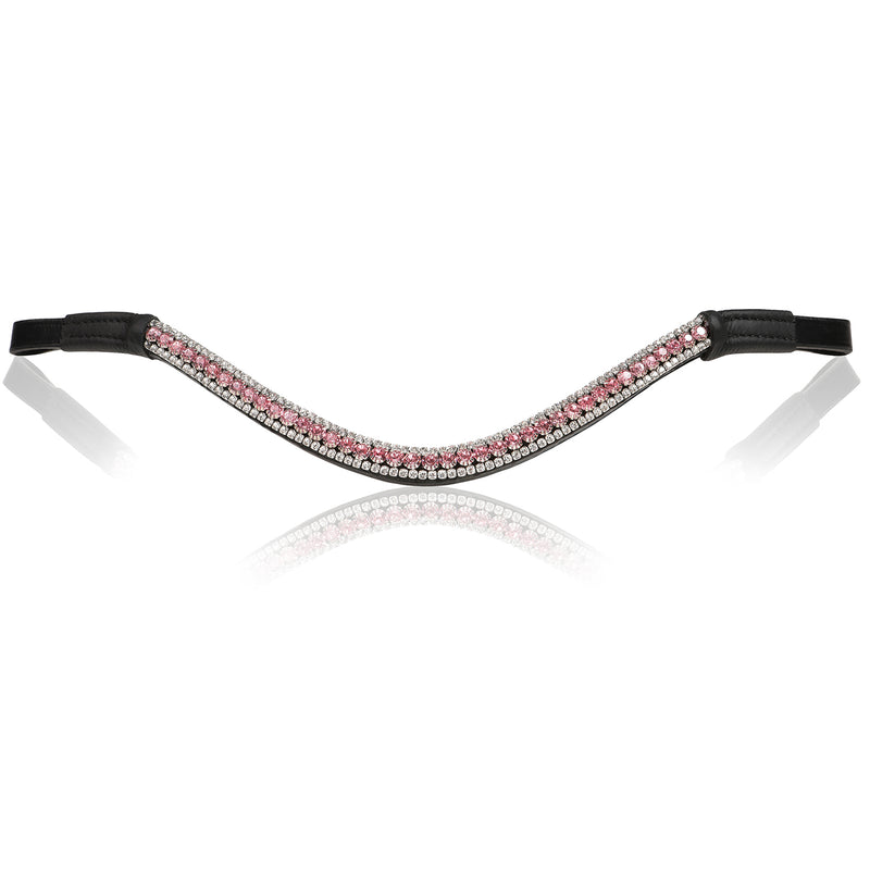 Baby pink crystal browband (Lumi Pony) Clearance - Lumiere Equestrian