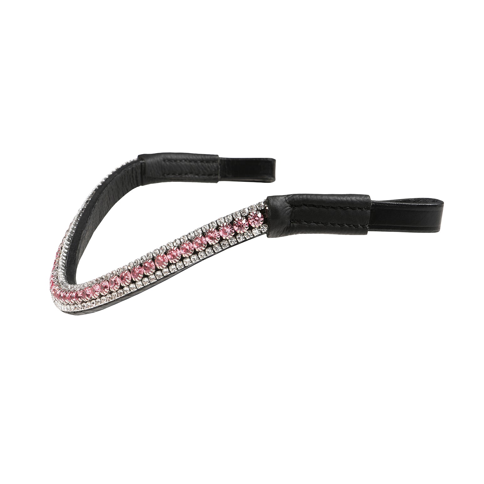 Baby pink crystal browband (Lumi Pony) Clearance - Lumiere Equestrian
