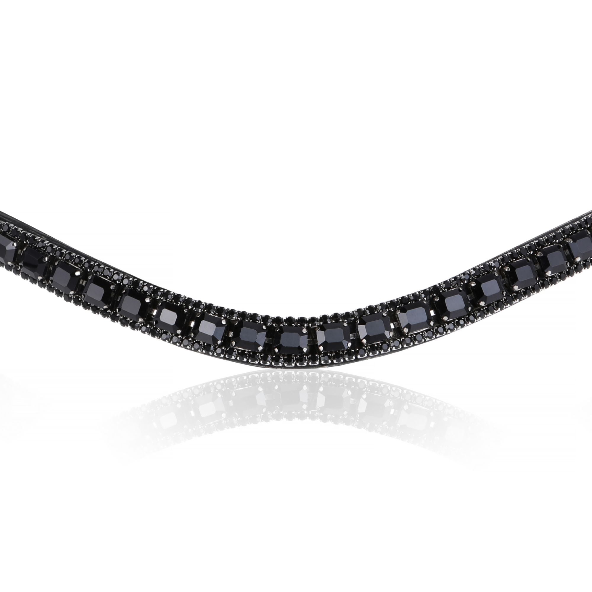 Onyx crystal browband