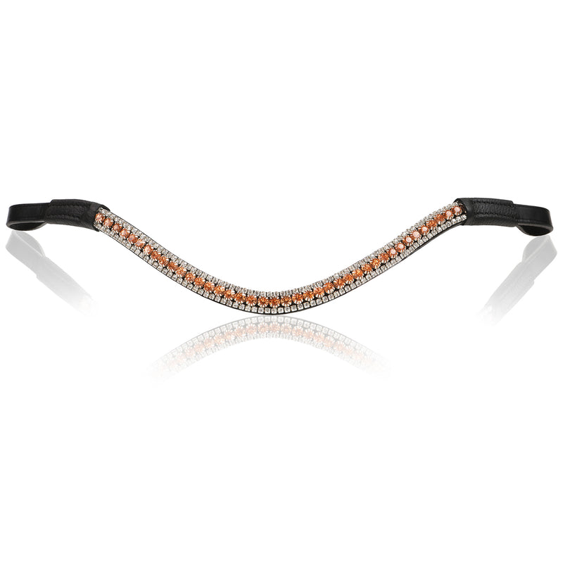 Champagne crystal browband