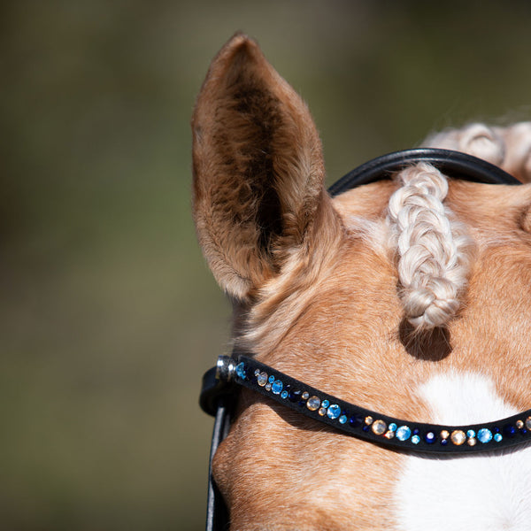 Demi crystal browband (Lumi Pony) - Lumiere Equestrian