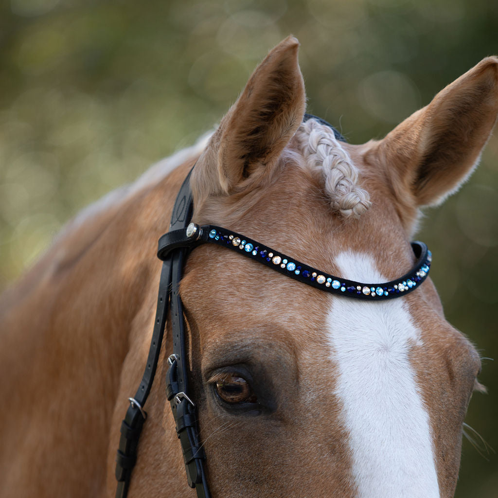 Demi crystal browband (Lumi Pony) - Lumiere Equestrian