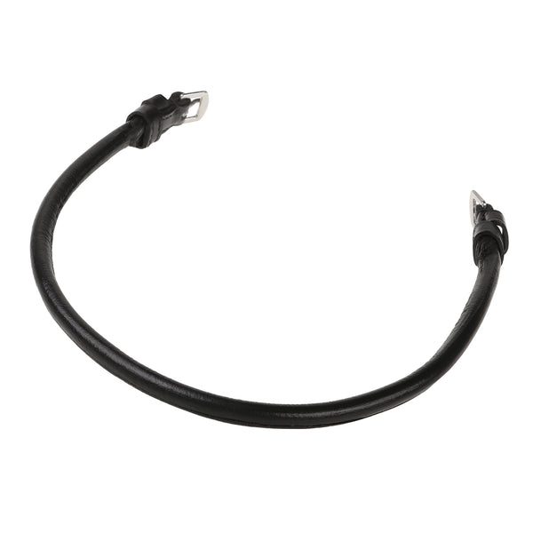 Throat lash (rolled strap)