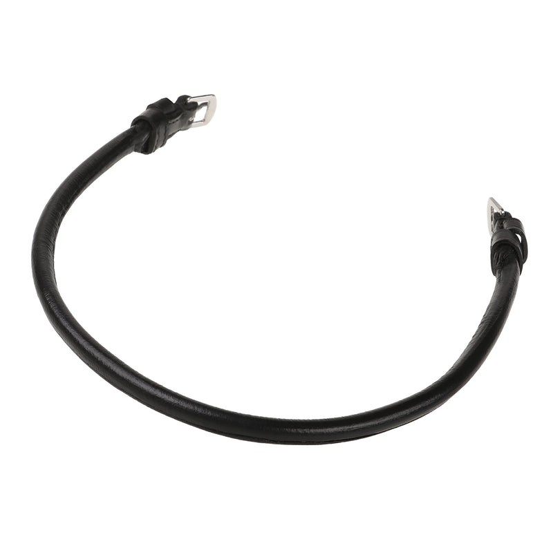 Throat lash (rolled strap)