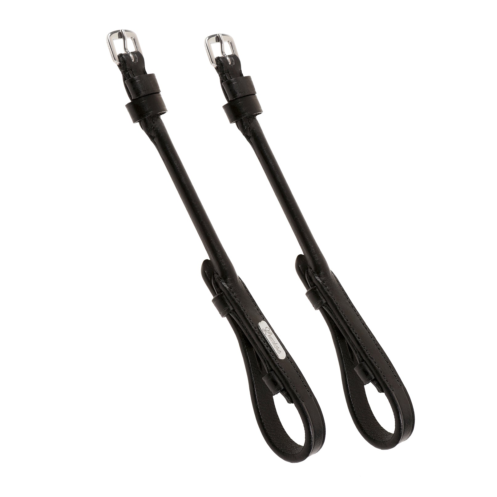 Cheek straps rolled - (black & brown) - Lumiere Equestrian