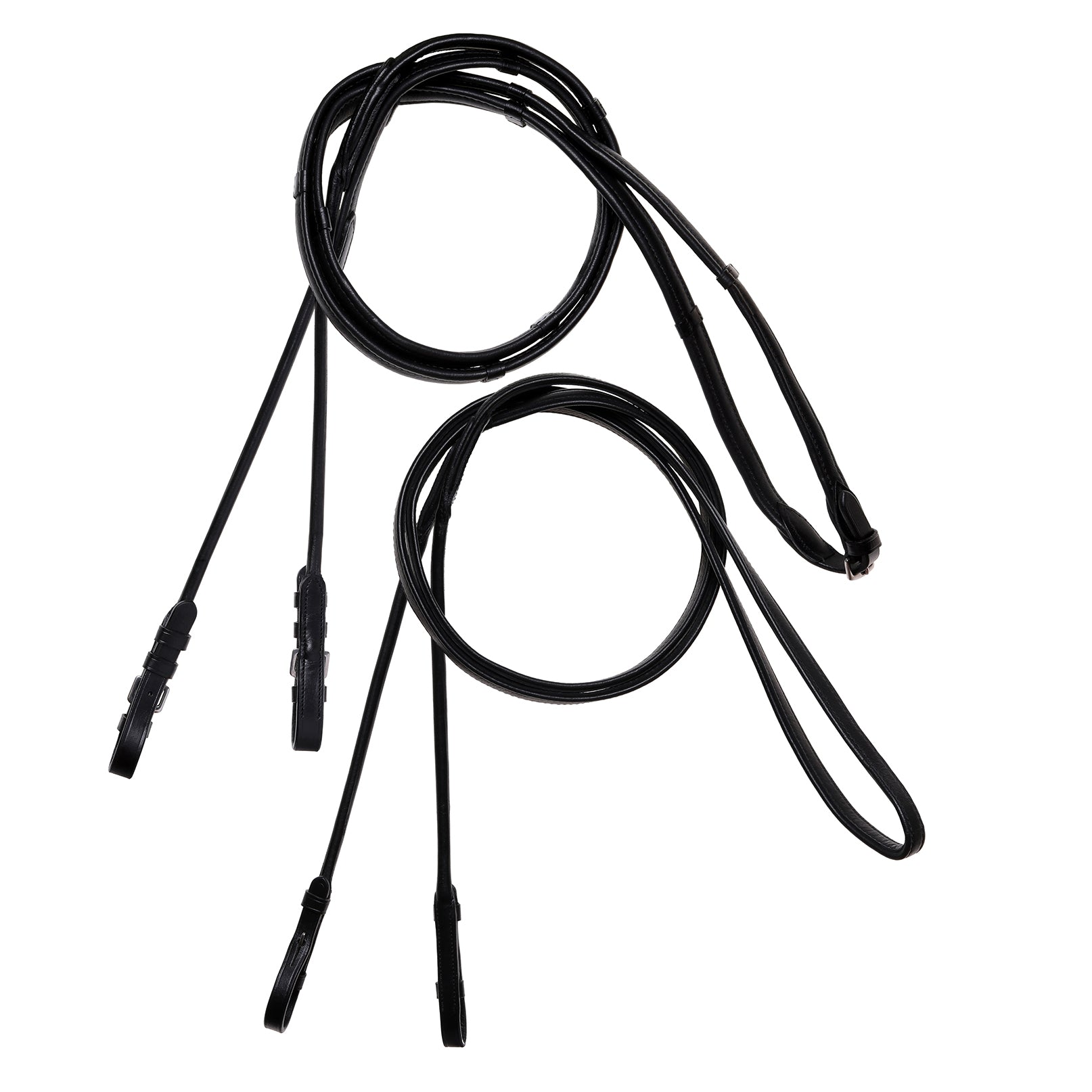 Double Bridle Reins Set - (Rolled) (Lumi Pony) - (Pony) - Clearance