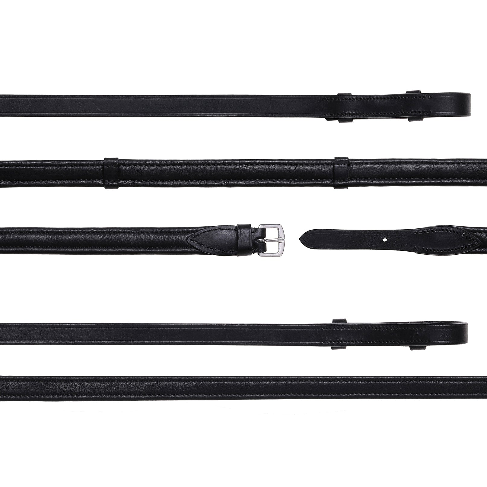 Double Bridle Reins Set - (Flat) (Lumi Pony) - (Pony) - Clearance