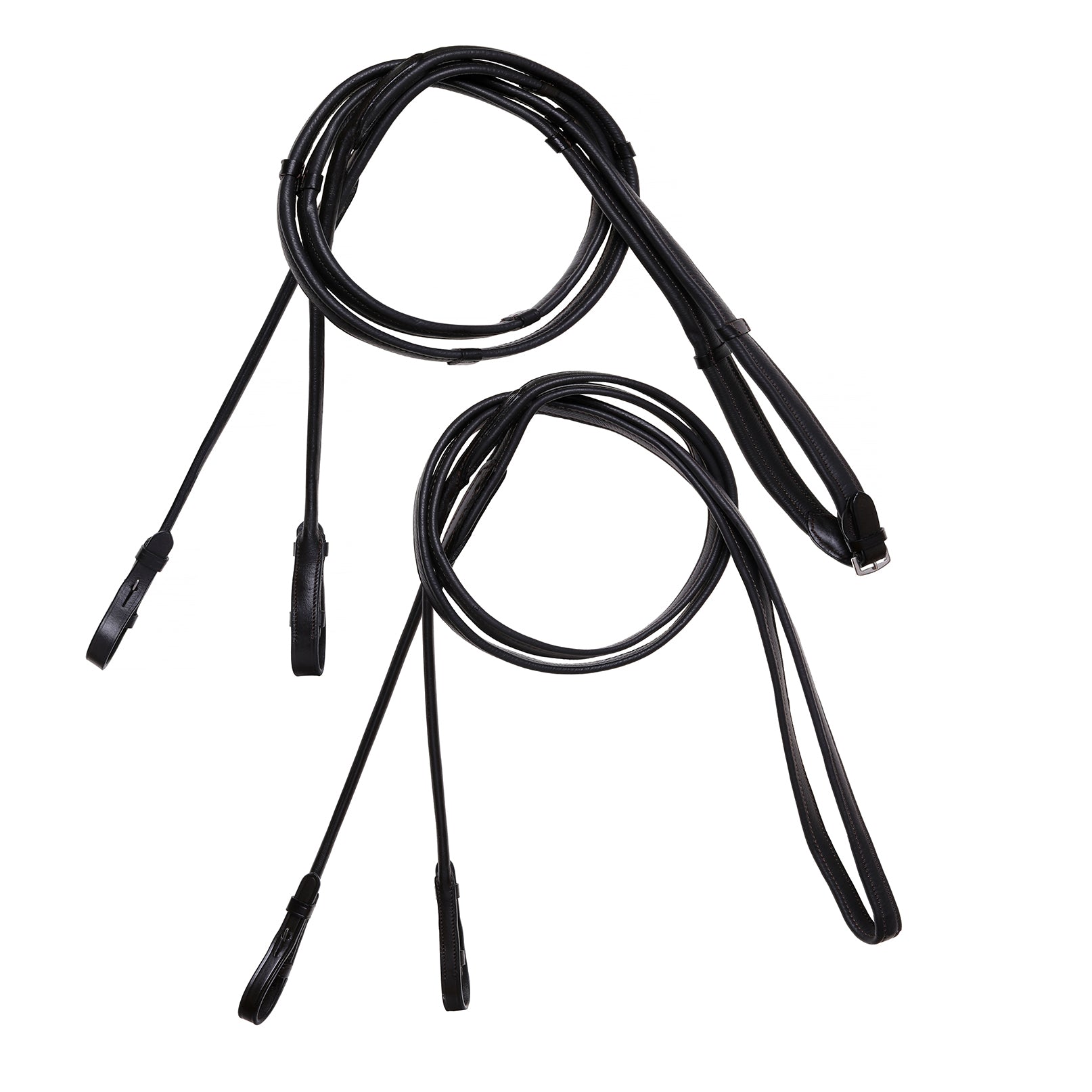 Double Bridle Reins Set - (Rolled)