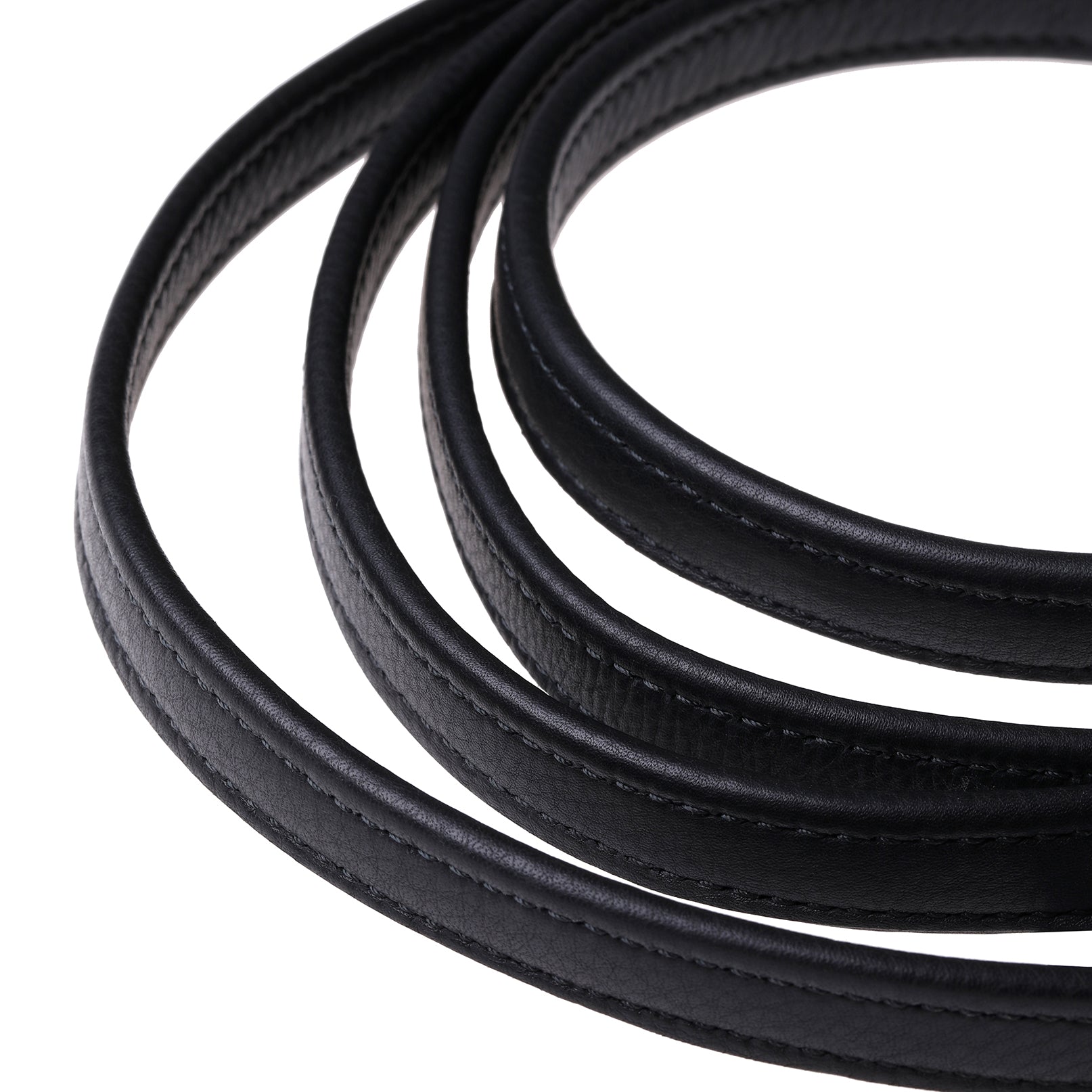 Padded nappa leather curb reins - (flat)