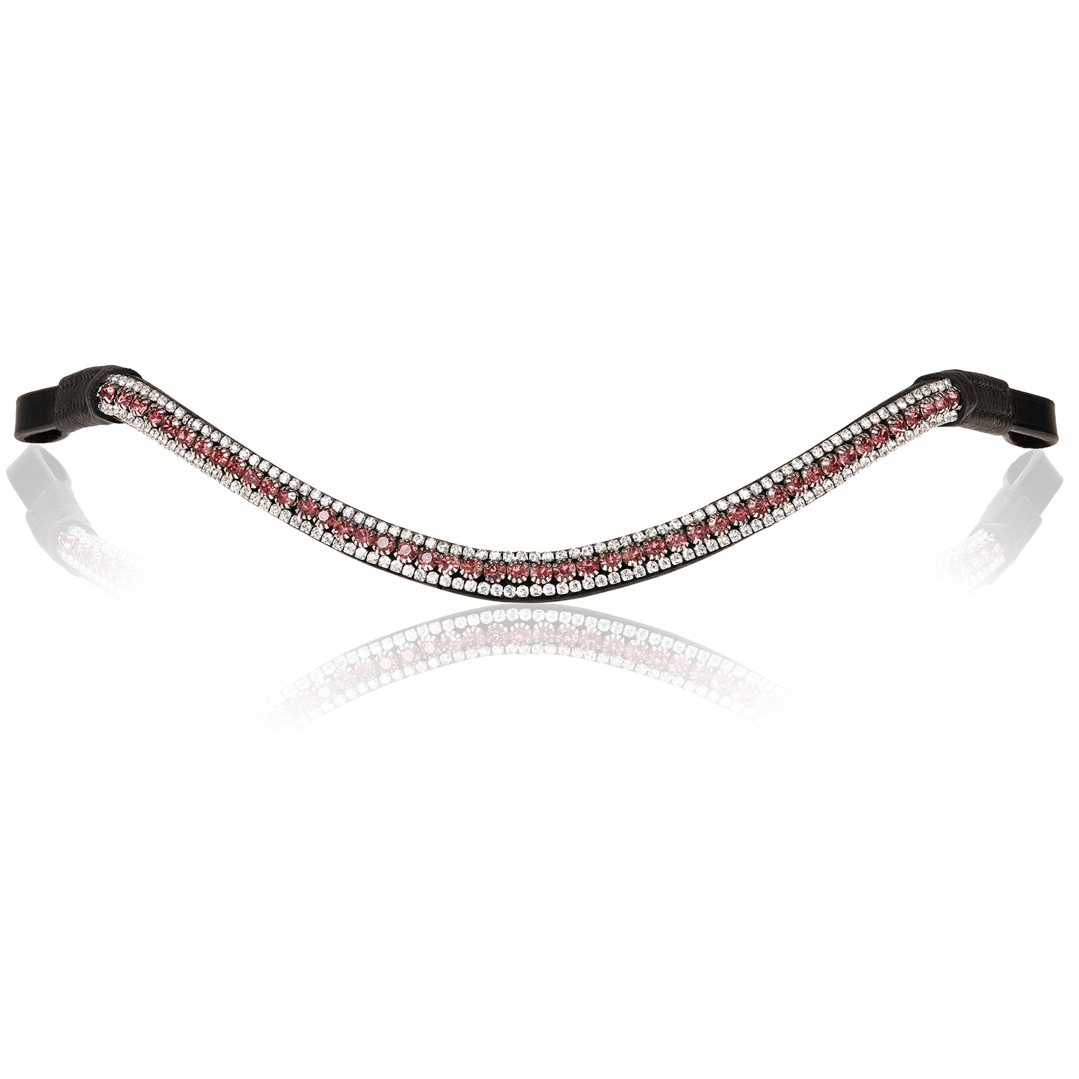 Lavender crystal browband - Lumiere Equestrian