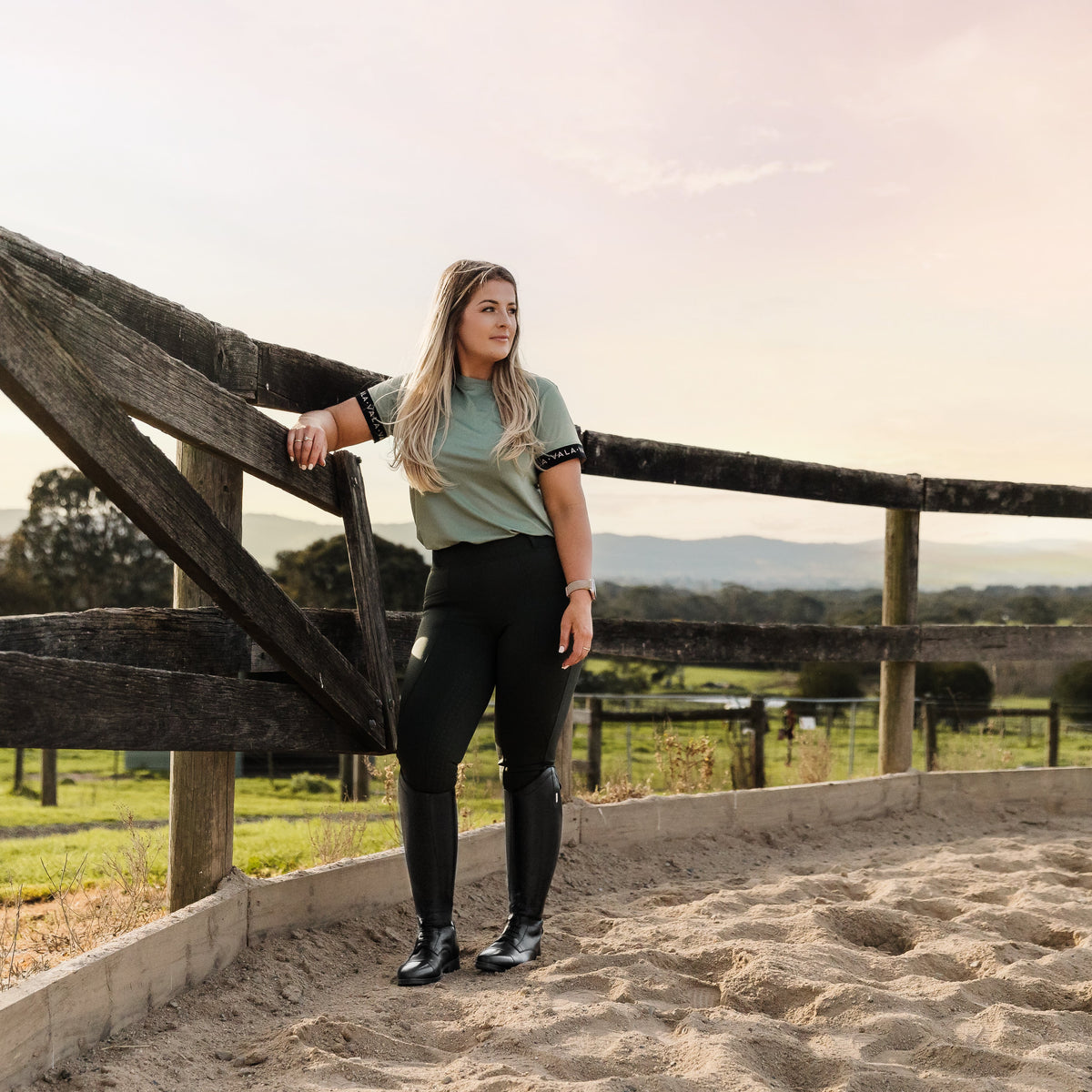 black wide calf equestrian boots